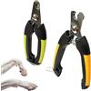Mondo Idea Tagliaunghie per Cani Gatti Conigli Acciaio Inox Veterinaria ed Uso Personale con Protezione e Chiusura di Sicurezza (Taglia Grande, Arancione)