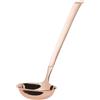 AMEFA BUFFET - Tappetino per zuppa, mestolo per catering, mestolo per zuppa e stufato, posate da servizio, in acciaio inox 18/10, satinato, rame, lunghezza: 31 cm