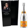 Zeus Party Elegante cassetta da Champagne Magnum 1,5 Litri in legno laccato nero, Personalizzabile sia con testo che con foto, Ottima ed Esclusiva idea regalo (Veuve Clicquot RICH)