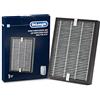 De'Longhi De'Longhi Set di filtri per purificatore d'aria tipo Hepa (E12) filtro con carbone attivo, compatibile con deumidificatore Tasciugo AriaDry DDSX220WF, DLSA011