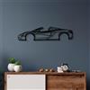 Wallity Hanah Home Elegante accessorio decorativo da parete in metallo, nero, 70 x 17 cm, 100% metallo, spessore 1,5 mm, facile montaggio a parete, perfetto per arredamento moderno