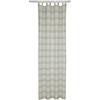 Gardinia Sehlbach Tenda pronta per l'uso con occhielli, Righe a blocchi, Bianco, 135 x 245 cm, Tessuto coprente, Certificato Oeko-Tex, Decorazione facile, Personalizzabile