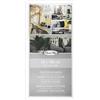 Close Up Cornice per poster, 50 x 100 cm, colore bianco, in MDF con vetro in PVC infrangibile, larghezza profilo 30 mm