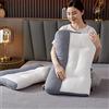 Generic Proeases, Cuscino ortopedico per apnea notturna, cuscino ergonomico per collo e spalle, per chi dorme sul fianco, sulla schiena, sullo stomaco (bianco)