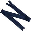 Aerzetix - Set di 5 Cerniere Lampo a Spirale N°5 70cm separabili con cursore - in Metallo Nylon Poliestere - Colore Blu Scuro - per Cucito Artigianato creazioni Tessili