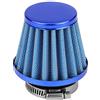 VOBOR Kit di induzione di aspirazione aria filtro-38mm aria moto per fuoristrada ATV Quad Dirt Pit Bike (Colore : Blu)