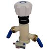 CR-MOESANCO® Kit Comando Rubinetto Doccia Sotto Tavolo + 2 Morsetti in Acciaio Inox per Camper, Barca o Camper
