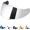 JQF Gear Visiera Casco per GT Air Neotec CNS-1 TC-5 TC-9 GT Air 2,Sostituzione della Visiera della Lente del Casco del Parabrezza del Motociclo per Il Casco Integrale (Argento cromato)