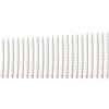 Alnicov - Fretwire per chitarra, 22 pezzi, in rame nichelato da 2,7 mm, per chitarra acustica elettrica, tastiera a 22 tasti, colore: argento