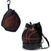 SIXHAOBU Borsa da basket in 2 pezzi, borsa per palloni pieghevole con coulisse,Borsa Rete per Palloni Sportivi 2 in 1 Set, Zaino da Basket Portatile Multifunzionale Grande Sacca Sportiva
