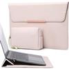 HYZUO 15-16 Pollici Custodia PC Portatile con Funzione di Supporto Compatibile con MacBook Pro 16 M4/M3/M2/M1 2025-2019, MacBook Pro 15 2015-2012, XPS 15, Samsung Galaxy Book 15, Albicocca(con Trim)