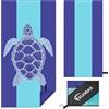 KUOGAS Telo Mare xxl 90×180, Telo Grande In Microfibra Ad Asciugatura Rapida, Telo Bagno Senza Sabbia, Coperta Mare Donna (Tartaruga)