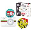 Buki France Buki Cam PRO - Fotocamera 2 in 1 - modalità Viaggio & modalità Sport - 48MP, Video Full HD 1080p, Schermo a Colori da 7 cm - Accessori per Bici, Monopattino, Casco - Scheda da 16GB Inclusa