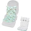 LAT LEE AND TOWN LAT Riduttore Passeggino Universale, Reversibile Copripasseggino Universale, Copriseduta Passeggino Universale con Poggiatesta Amovibile, Materassino Passeggino Universale (Animali Harmony)