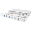 DIGITUS scatola di giunzione in fibra ottica 6 accoppiatori - SC - OS2-1U - 19 pollici - monomodale duplex - con cassetta di giunzione - montaggio a rack