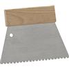MUREXIN Spatola Dentata B3, 200 mm, Cazzuola da Muratore con Manico in legno, 27958