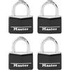 Master Lock Copertura resistente ai graffi, confezione da 4 serrature