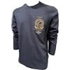 Aeronautica Militare Maglia Manica Lunga TS2467 da Uomo, t-Shirt, Frecce Tricolori (IT, Testo, L, Regular, Regular, Blu)