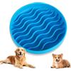 WQDD STANPET Ciotola Anti Ingozzamento Gatto e Cane Ø 20 cm - Ciotola Anti Ingozzamento in Silicone con Ventosa, Slow Feeder Antiscivolo per Alimentazione Sana