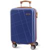 EL Caballo - bagaglio a mano valigia 55 x 40 x 20 cm | leggero trolley rigido con 4 ruote | Bagaglio di bordo adatto per aerei Ryanair e altro ancora