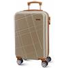EL Caballo - bagaglio a mano valigia 55 x 40 x 20 cm | leggero trolley rigido con 4 ruote | Bagaglio di bordo adatto per aerei Ryanair e altro ancora