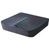 bonmedico Cuscino Seduta Memory Foam Antiscivolo Grigio | Cuscino ergonomico per sedia, casa, ufficio e auto. Fodera lavabile e base stabile per uso quotidiano.