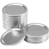 DOITOOL Coperchi Mason Jar in Latta 24 Pezzi 2.68In Tappi Barattoli Ermetici Con Guarnizione Per Conservazione Sicura E Sigillatura Barattoli Vetro Casa Cucina
