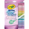 Crayola 20 pennarelli lavabili supertips dai colori pastello - crayola pastel