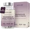 AAVALABS Magnesio Bisglicinato Capsule 2505mg | Integratore Magnesio Glicinato 300mg Elementare Alta Biodisponibilità - Magnesium Glycinate Chelato Puro, non Tamponato - Integratori Stanchezza - 180 Capsule