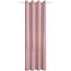 Gardinia Sehlbach Tenda pronta per l'uso con occhielli, Texture uni, Rosa, 140 x 245 cm, Traslucido, Opaco, Certificato Oeko-Tex, Nastro accorciatore incluso, Facile da fissare