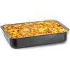 Pensofal Lasagnera 25x18 cm BioStone® Teglia Rettangolare da forno in Alluminio antiaderente rivestimento effetto pietra