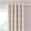 Dreams & Drapes - Copripiumino con stampa floreale Ditzy - Letto super king size (260 x 220 cm) - 2 federe - policotone di alta qualità - Design reversibile (strisce lilla) - Copripiumino floreale