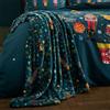 Catherine Lansfield Coperta natalizia in pile con schiaccianoci, 130 x 170 cm, colore: verde