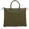 Gabs Borsa G3 Plus M Basic G3 Plus M Bull Basic A Mano Pelle Verde Militare Taglia Unica
