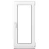 Framex Finestra in Plastica Bianca, Larghezza x Altezza 50 x 120 cm (500 x 1200 mm), Triplo Vetri (32 mm), Anta-Ribalta, Girevole DIN Sinistra - Premium