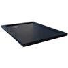 Idralite Piatto Doccia Slim 100x100x4 cm Quadrato Acrilico Bordato Antracite Effetto Pietra mod. Flower