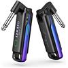 LEKATO WS-70 Ricevitore trasmettitore per chitarra wireless < 3 ms Ricevitore trasmettitore per chitarra wireless a bassa latenza Ricevitore audio digitale ricaricabile Cavo per chitarra cordless Cavo