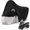 Kistrba Telo moto per esterno per Piaggio mp3 400/500 (senza bagagliaio), 420D tessuto Oxford impermeabile resistente all'inverno telo coprimoto copri moto