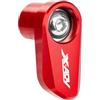 LLIDFONK Per Honda X ADV XADV 750 X-ADV 750 2017-2025 Accessori in Alluminio Moto Ruota Anteriore Protezione Sensore ABS Copertura Protettiva di Protezione (Rosso)
