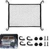 xuefenfei Rete Portaoggetti Auto 60×40cm, Rete Portaoggetti Tasca Organizer Elastico, Rete Elastica con 4 Ganci, Telo Protettivo, Truck Tronco Reti Car Van, Universale