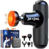 Bob and Brad Q2 Plus Pistola Massaggio Muscolare con Calore, Mini Pistola Massaggiante Massage Gun Profondo Tessuto, Percussione Massaggiatore per Alleviare Il Dolore Muscolare, Regalo Uomo Donna