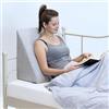 Badum - Cuscino per Schienale - Cuscino A Cuneo per Letto - 60x50x30 Cm - con Strato di Memory Foam, Rivestimento Sfoderabile E Lavabile - Cuscino da Lettura, Cuneo per Materasso, Cuscino Ergonomico