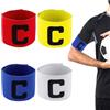 Zyren 4 Pezzi Fascia da Capitano Calcio, Regolabile Fascia Capitano Calcio Bambino, Elastico Fasce per Capitano da Calcio, Multicolore Fasce da Capitano per Bambini Adulti Sport Calcio e Rugby
