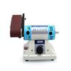 DIKAMAN Lucidatrice per gioielli, Macchina for incidere a levigatrice a nastro da tavolo 350 * 50mm, smerigliatrice da tavolo for la lavorazione del legno, lucidatrice for giada(320W right belt sand)