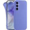 MyGadget Cover per Samsung Galaxy A55 5G - Custodia Protettiva in Silicone Morbido - Case TPU Flessibile - Ultra Protezione Antiurto & Antiscivolo Blu