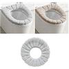 MH Cuscino Wc,Cuscino per Sedile Wc 2 Pezzi di Coprisedile per WC Cuscinetti Coprivaso per Wc Estensibili Adatti per La Maggior Parte Dei Servizi Igienici di Tipo O-U Della Famiglia