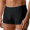 Mey Confezione da 2 pantaloni da uomo - 46021 Dry Cotton - Shorty senza intervento - Boxer regolabili - biancheria senza cuciture laterali, 2 x nero., XL