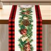 Aitsite Aitsit Runner Da Tavola Natalizio, Decorazioni Natalizie Runner Natalizio Inverno Idrorepellente Runner Da Tavolo Natale Moderno Per Interni E All'aperto Decorazione Da Tavolo Cucina Pranzo 40×180cm