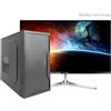 YASHI PC/Workstation YASHI YY13252 PC Intel® Core™ i3 i3-10100 8 GB DDR4-SDRAM 256 SSD Windows 11 Pro Midi Tower Nero [YY13252]