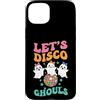 Spooky Season Halloween Costume Party Ap Let's Disco Ghouls, Carino Halloween Fantasmi 70s Disco Ball Custodia per iPhone 15 Plus